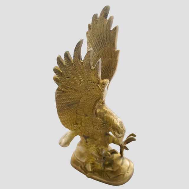 Majestic Brass Eagle Idol for Home & Temple