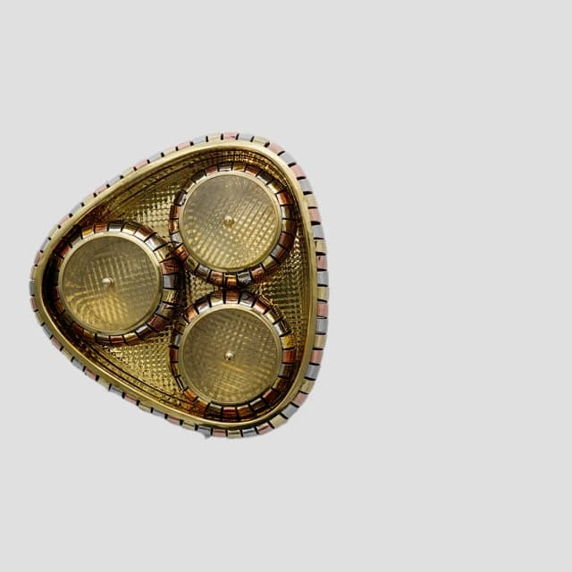 Brass 3 Bowl Holder for Home Decor / Home Styling