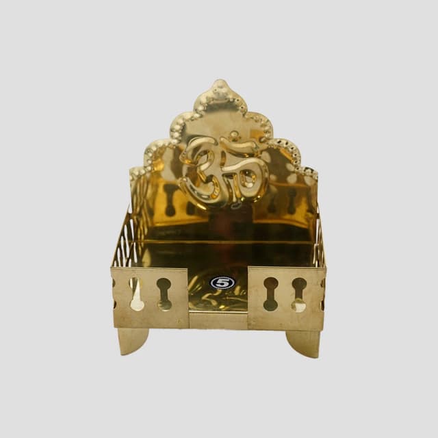 Brass Aasan for Bhagwan Idols & Mandir Décor