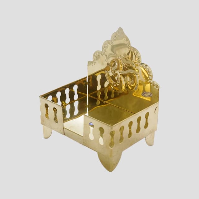 Brass Aasan for Bhagwan Idols & Mandir Décor