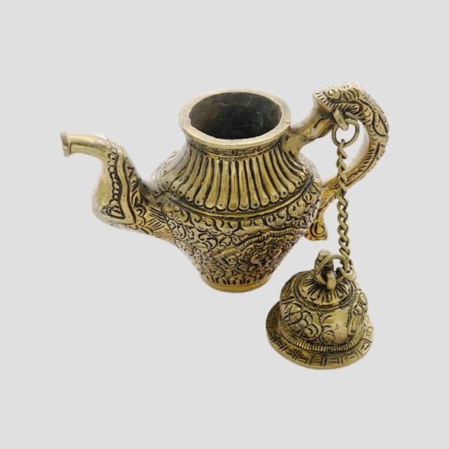 Antique Brass Kalash for Mandir, Décor & Gifting